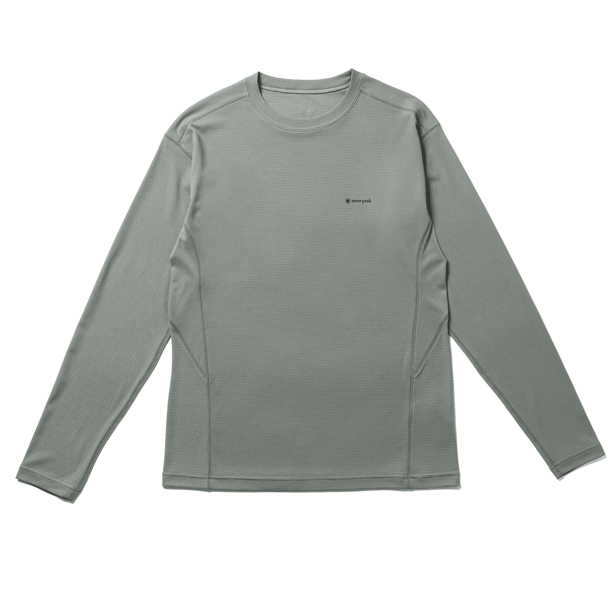Snow Peak Pe Power Dry Long Sleeve T-Shirt Harmaa
