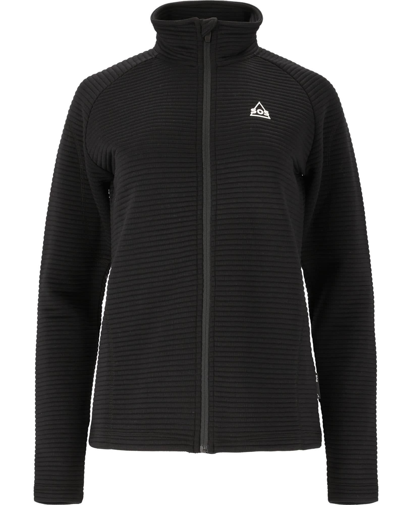 SOS Muju W Full Zip Midlayer Musta