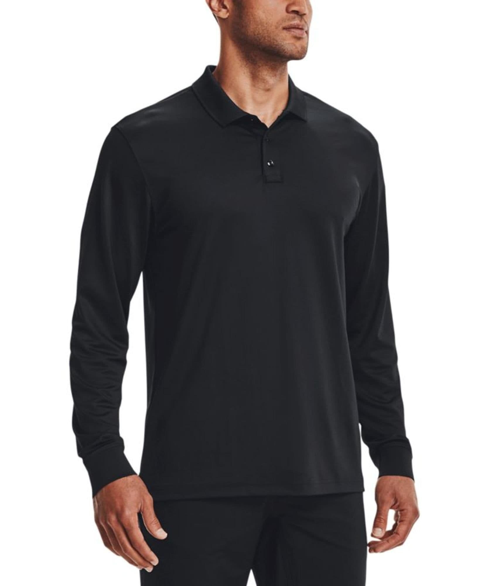 Under Armour Tactical Performance Polo LS 2.0 Musta