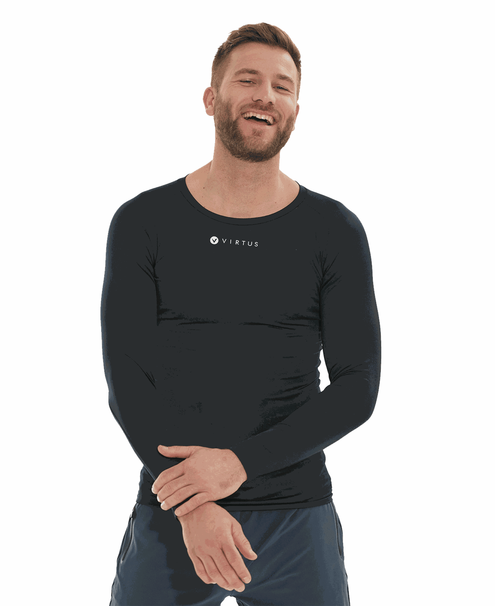 Virtus Bonder M L/S Baselayer Musta