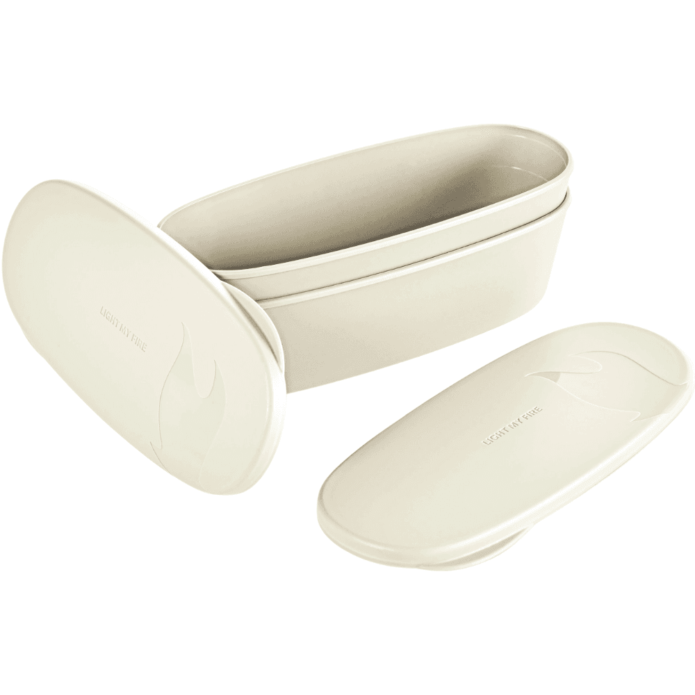 Light My Fire Snapbox Oval 2-Pack Kermanvärinen