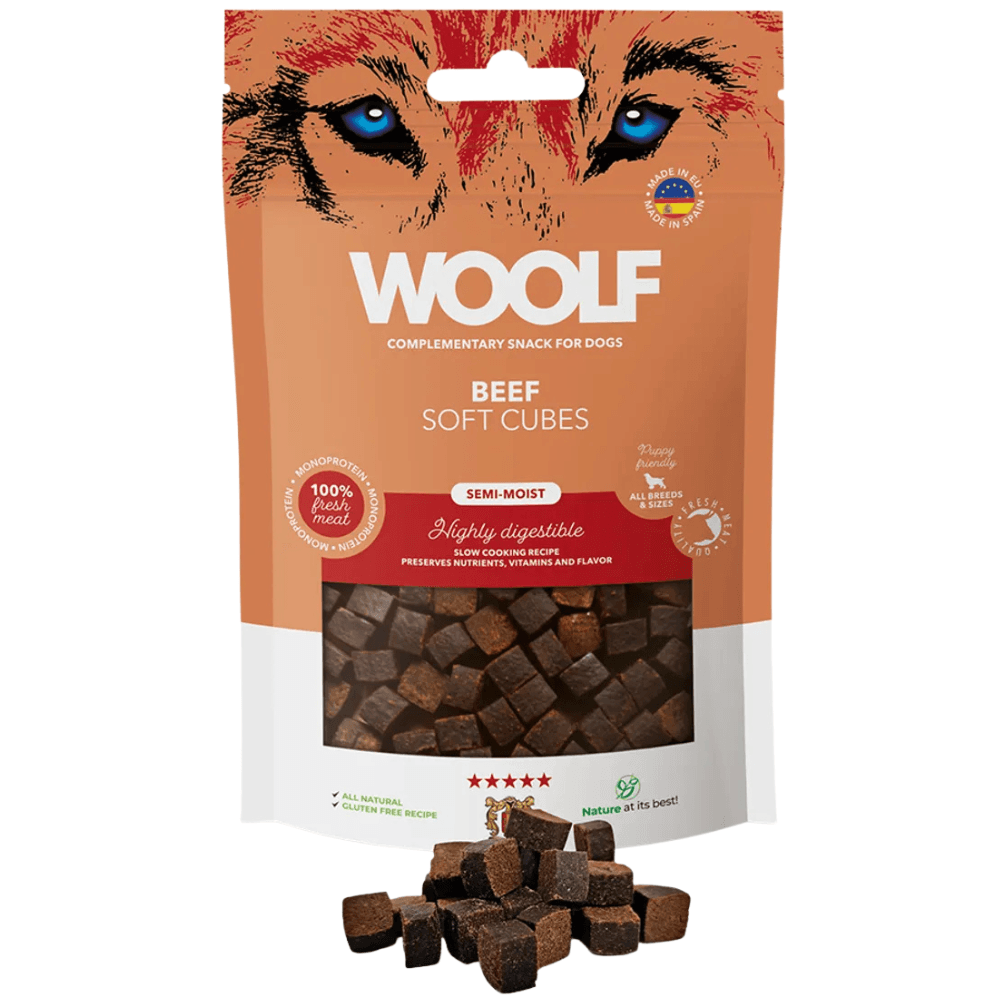 Woolf Soft Cubes - Beef (Monoprotein)