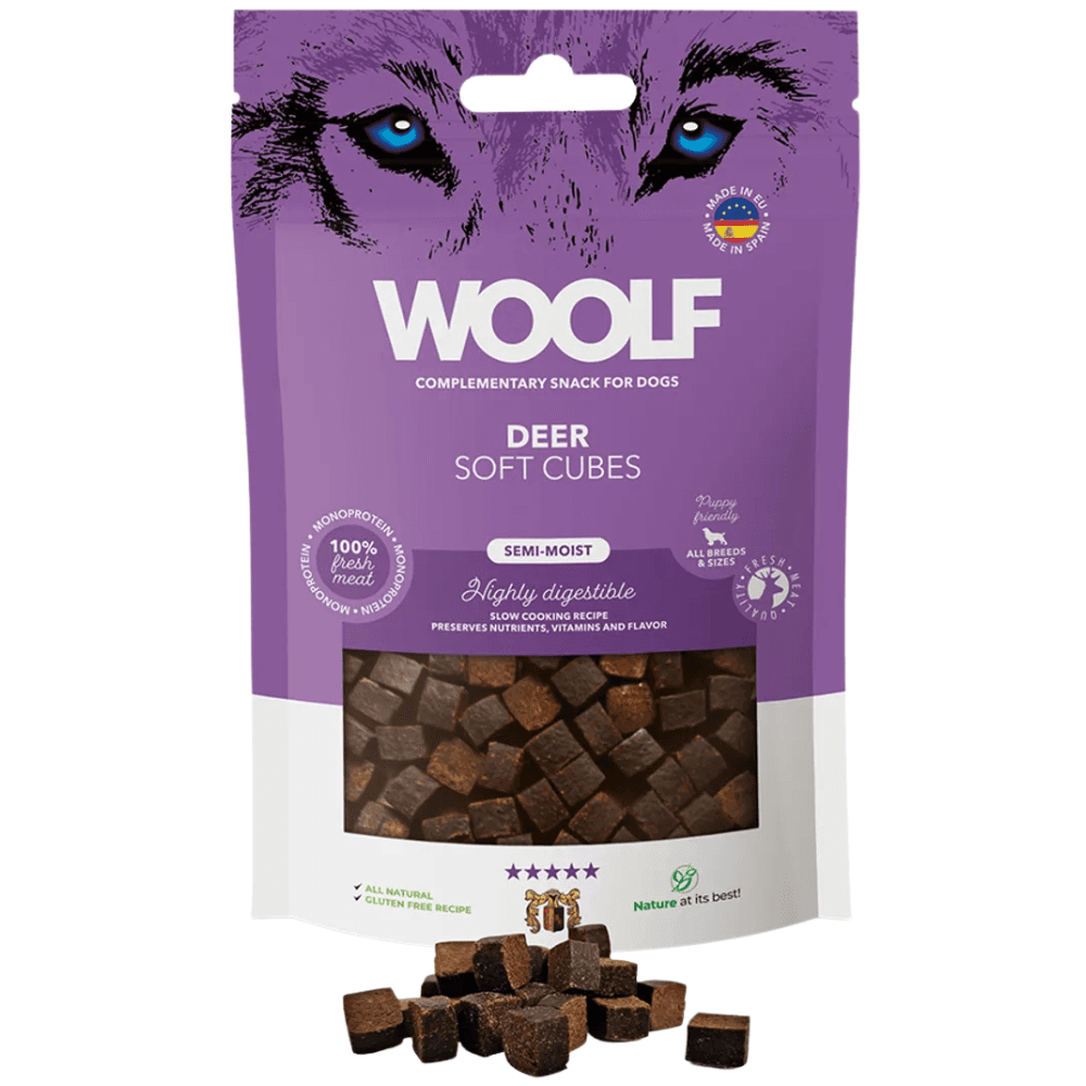 Woolf Soft Cubes - Deer (Monoprotein)