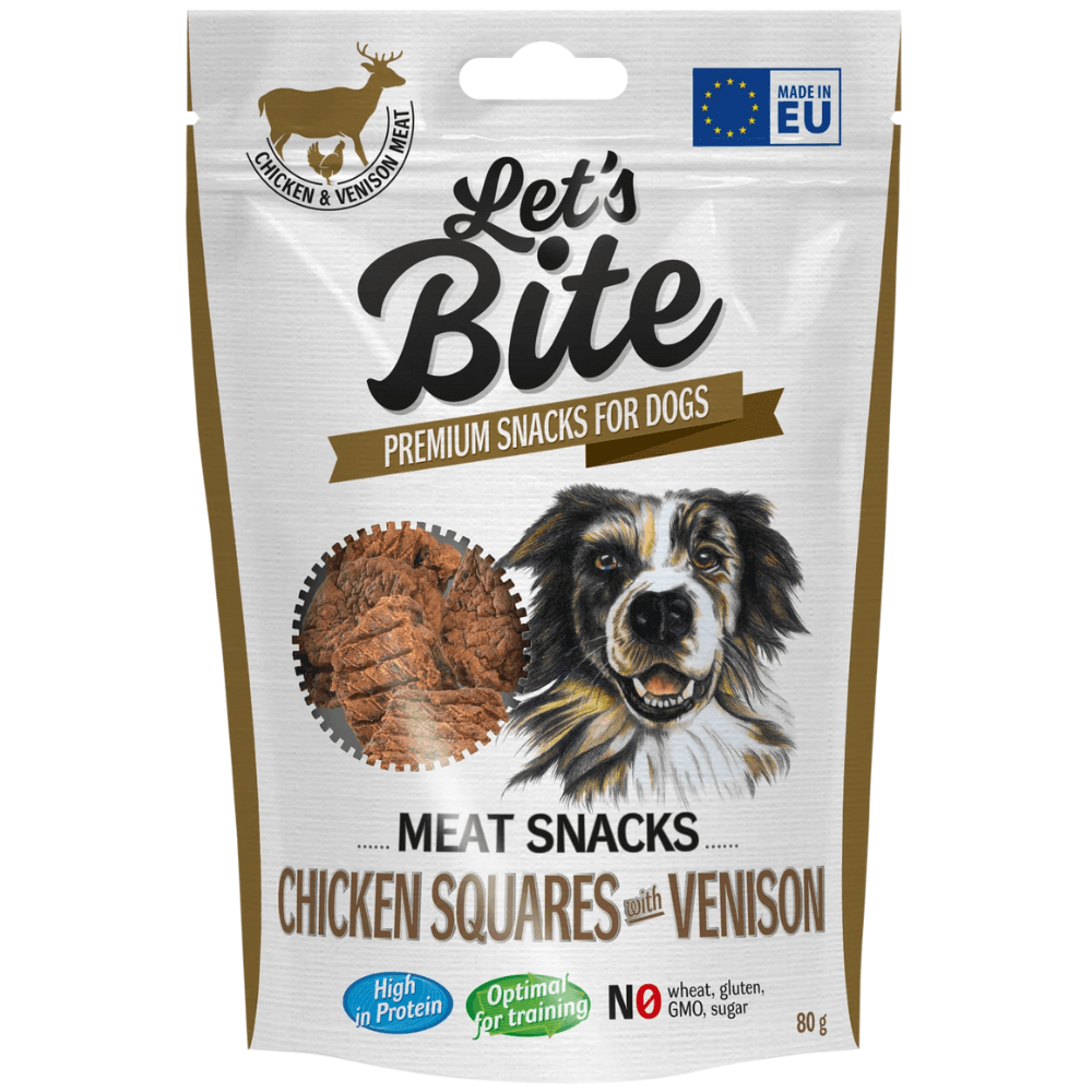 Let's Bite kana- ja riistakuutiot, 80 g