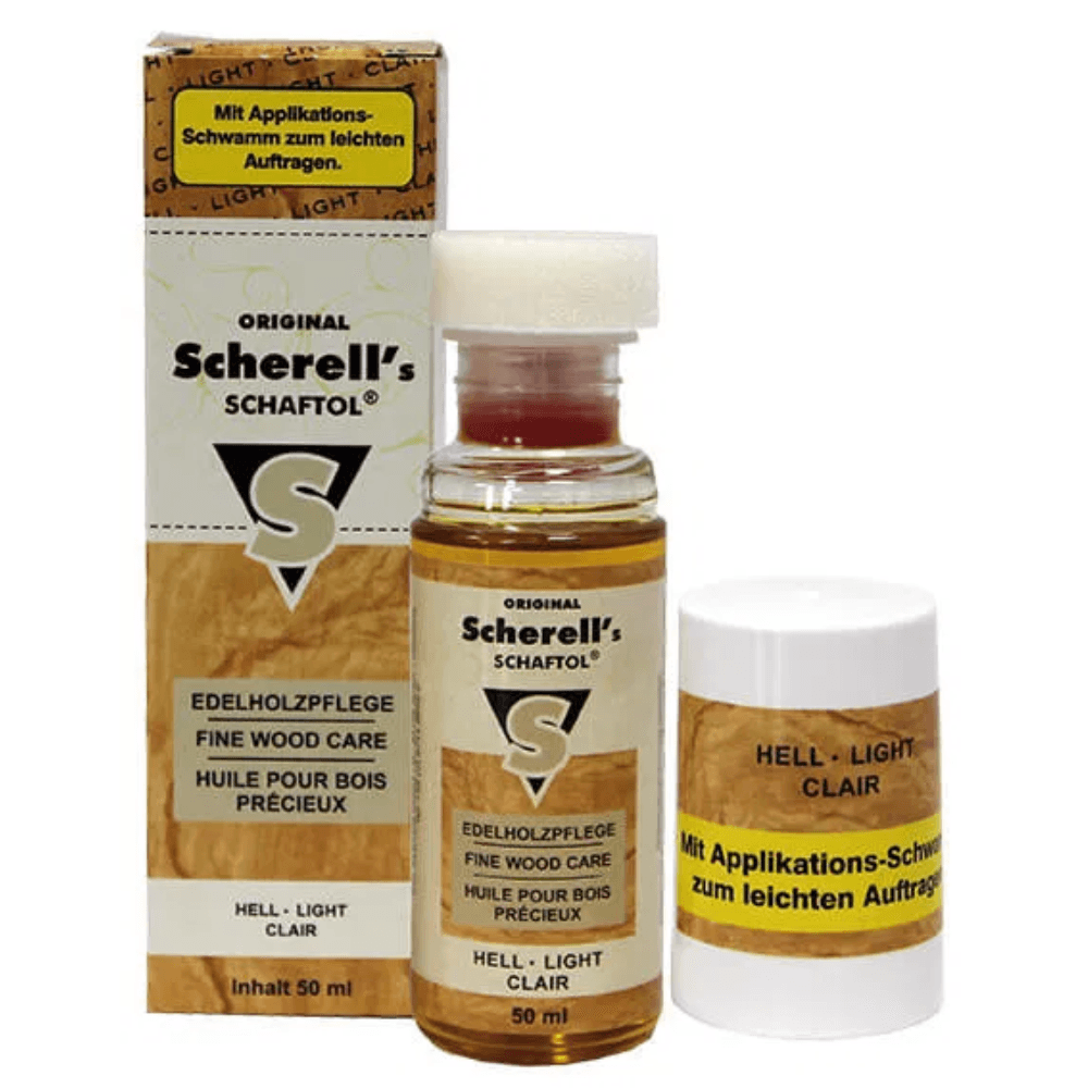 Ballistol Scherell's Schaftol vaalea tukinöljy, 50 ml