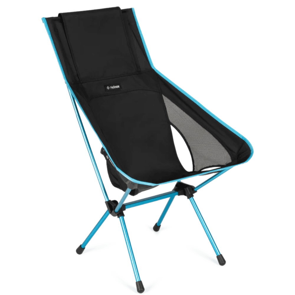 Helinox Sunset Chair (Re) Musta / Cyan Blue