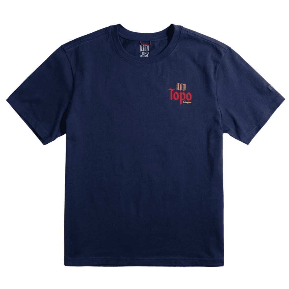 Topo Designs Draft Tee Ss M Midnight