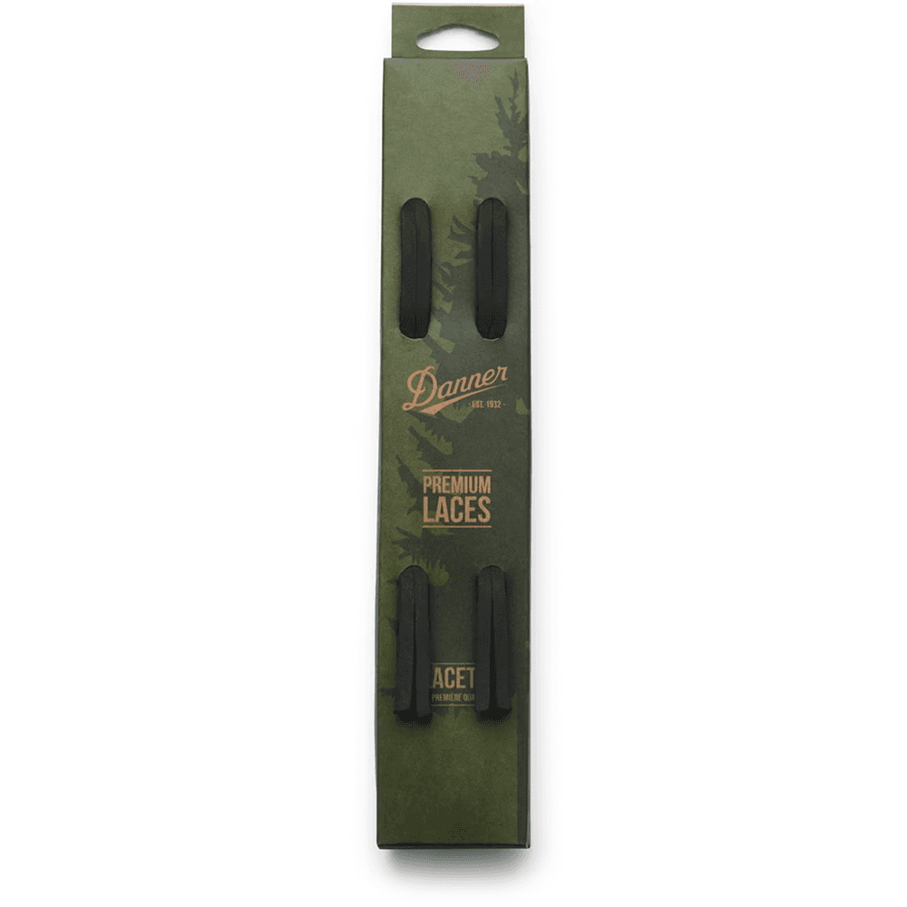 Danner Leather Laces 96" Musta