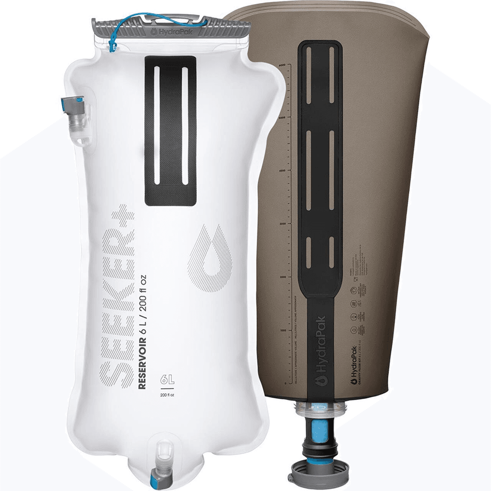 Hydrapak Seeker+ Gravity Filter Kit 6 L Mammoth Grey