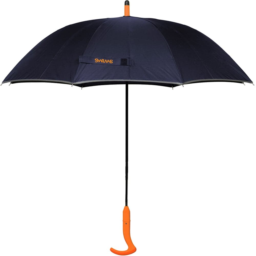Swims Umbrella Long Tummansininen / Oranssi