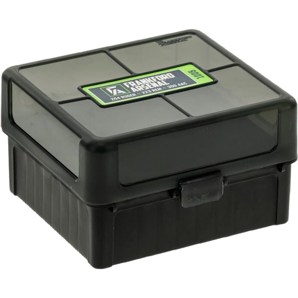 Frankford Arsenal Hinge-Top Ptr.Box 100 Ptr Kal 222-223 #1005