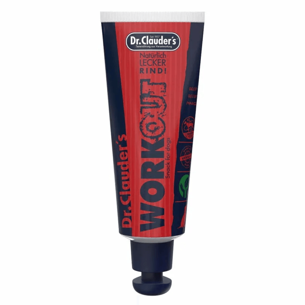 Dr Clauders Workout Dog Snack Beef 100G Tube