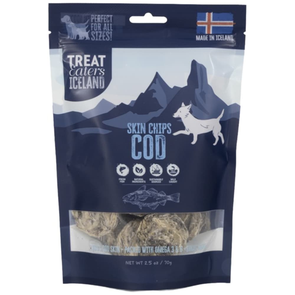 Treateaters Iceland Cod Skin Chips 70 G