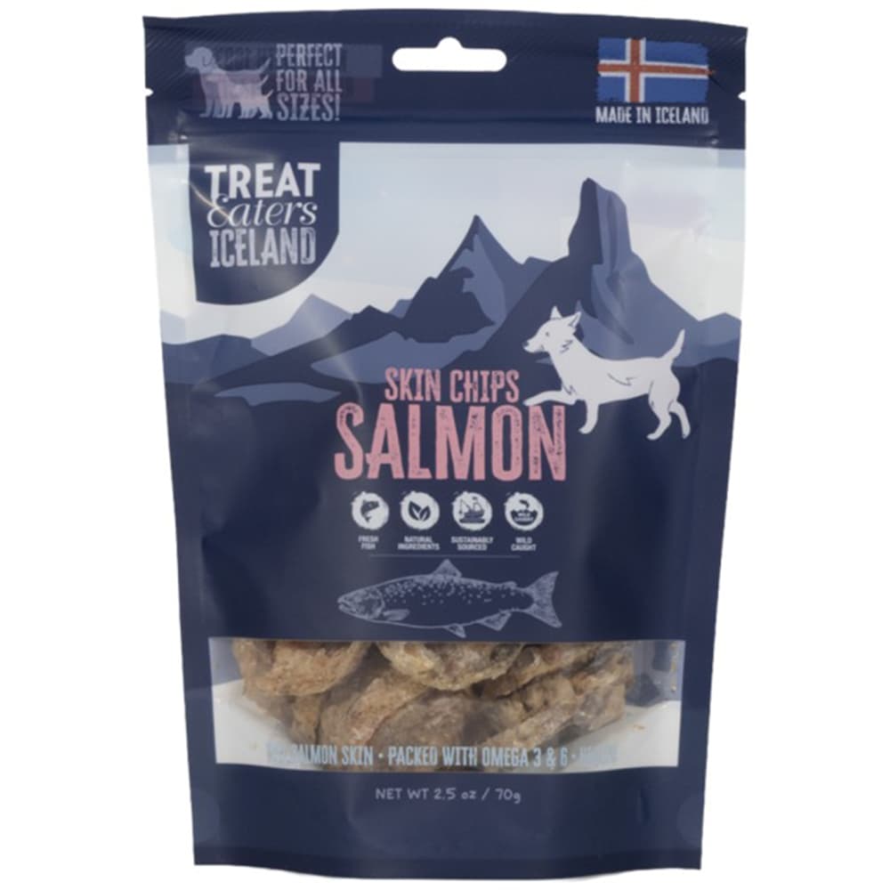 Treateaters Iceland Salmon Skin Chips 70 G