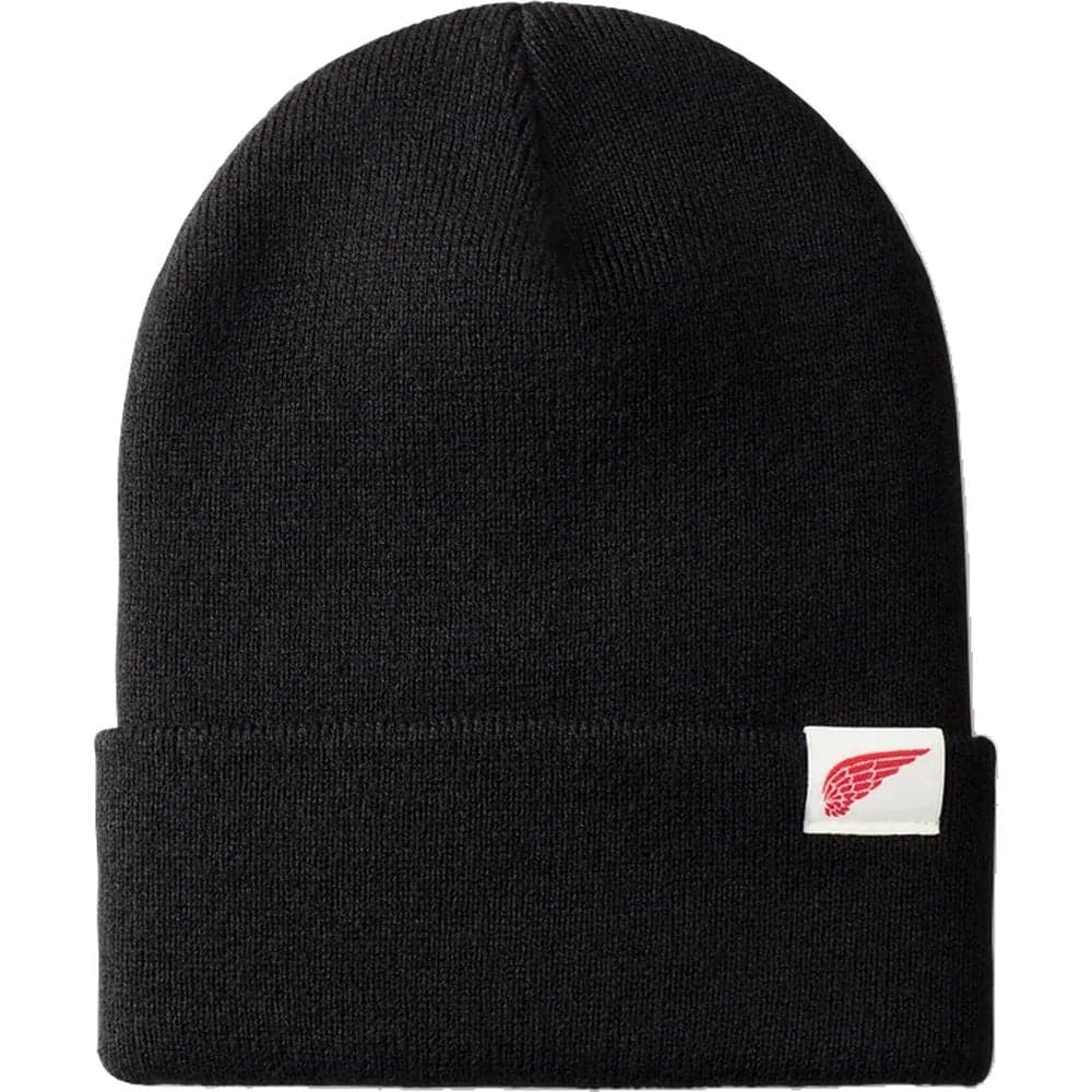Red Wing Shoes Logo Knit Beanie Musta