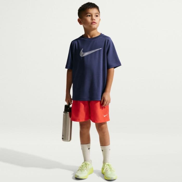 Nike Dri-FIT Multi SS Tee HBR K. L 146-156 Sininen Lapset