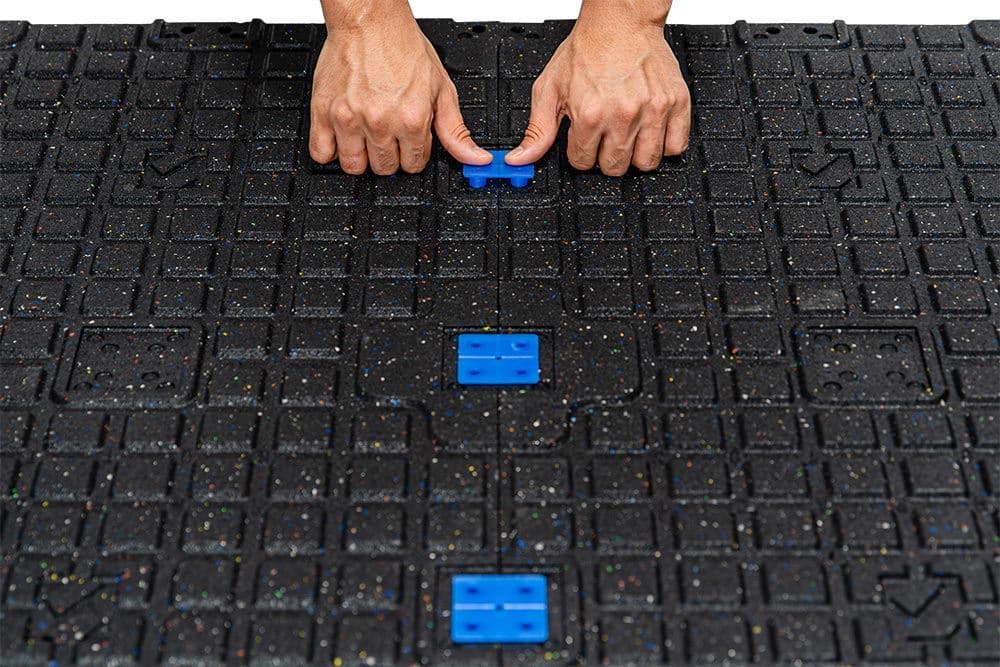 Stockz Fitness Tile Connector Coronies Blue Plastic