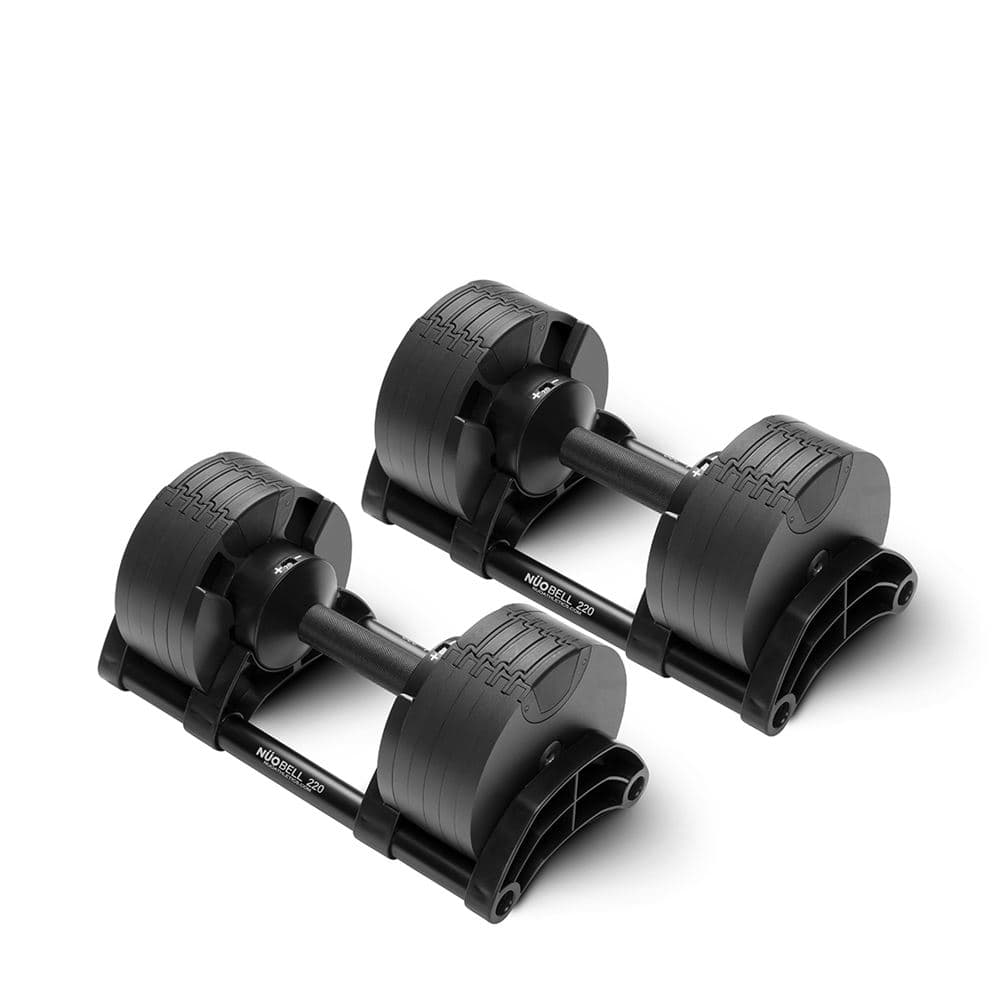 NÜO Nuobell 2-20 kg All Black (Pari), Käsipainot säädettävät