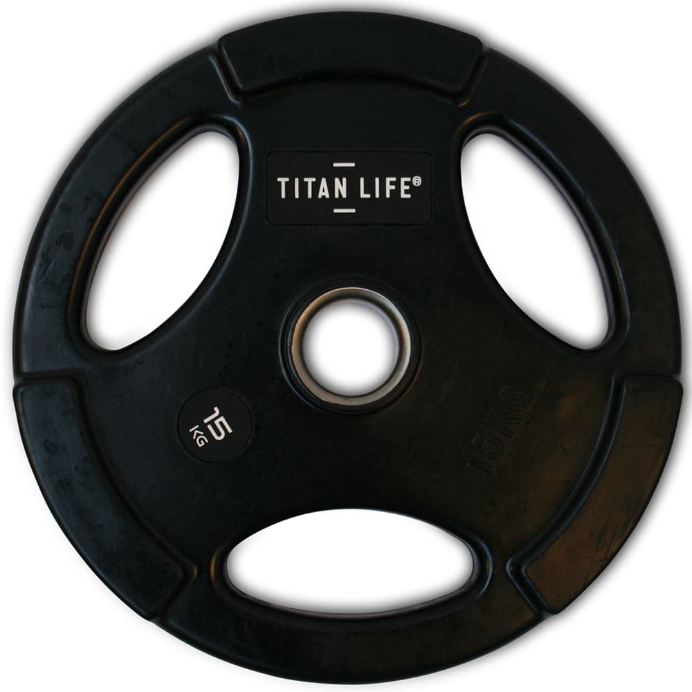 Titan LIFE Weight Disc Pro 50 mm, Kumipäällysteiset painolevyt