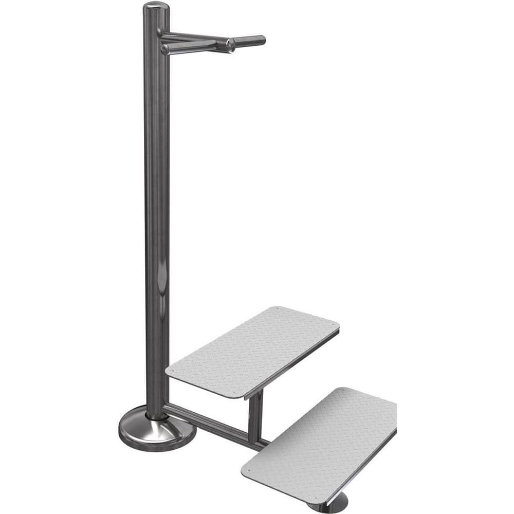 Nordic Fighter CE STAINLESS STEEL STEPS WITH HANDLE, Kuntosalilaitteet - ulkokäyttöön
