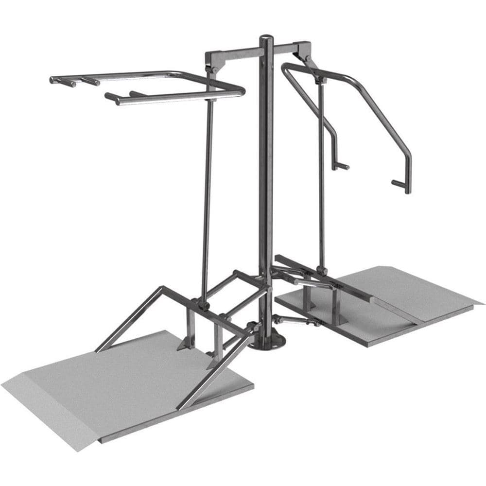 Nordic Fighter CE PULL DOWN AND CHEST PRESS HANDICAP, Kuntosalilaitteet - ulkokäyttöön