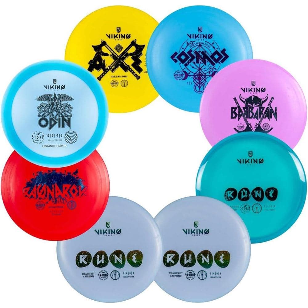 Viking Discs Aloitussetti, 8 levyn setti