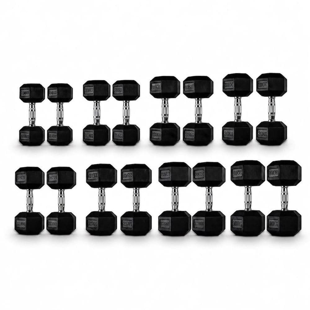 Master x Kraftmark Kumi/Kromi Hex-käsipainosarja 12,5–30 kg