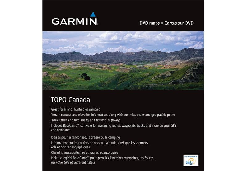 Garmin TOPO Kanada -Koko Garmin microSD/SD card, Pyörätietokoneet tarvikkeet