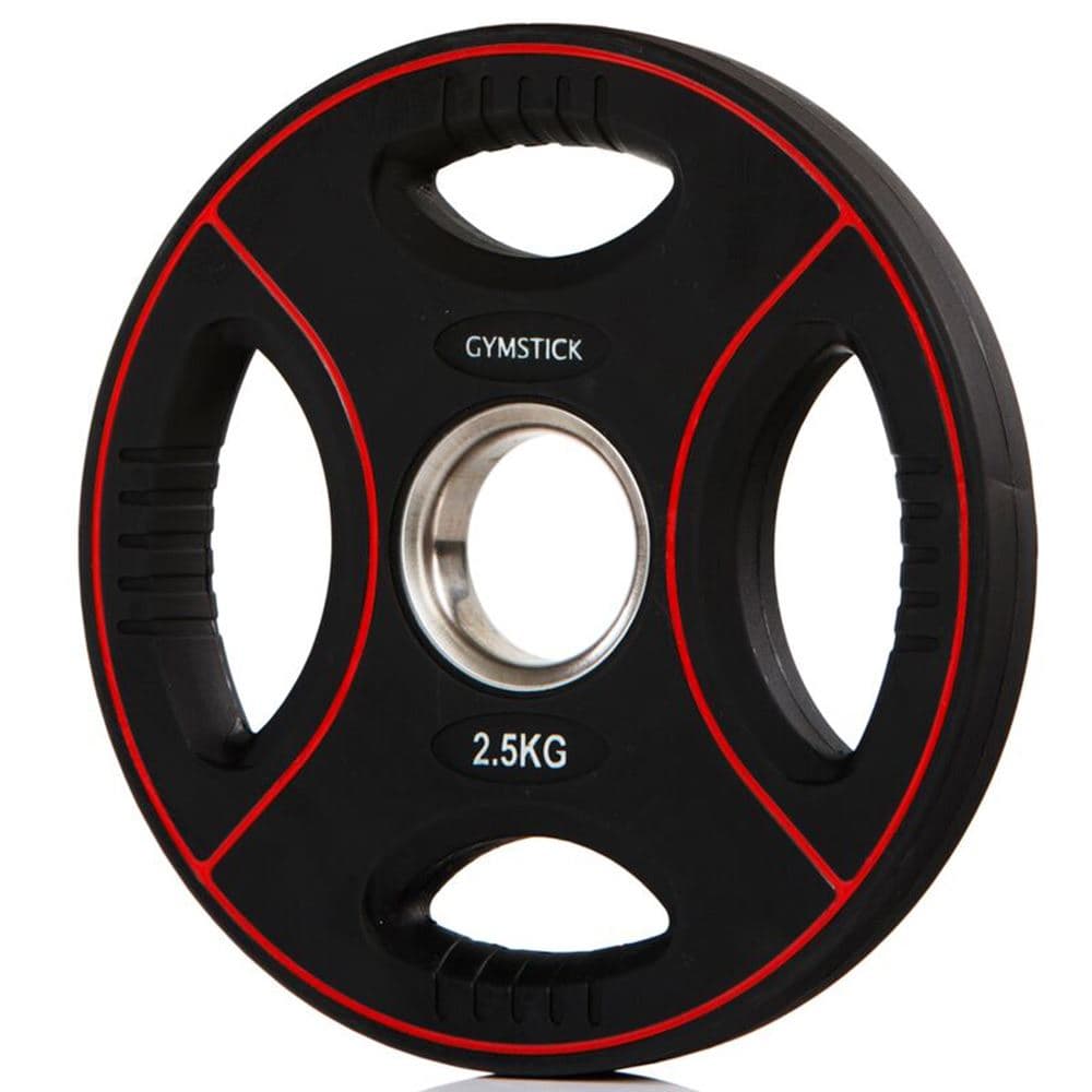 Gymstick Painolevy PU Weight Plate, Levypainot Kumipäällyste