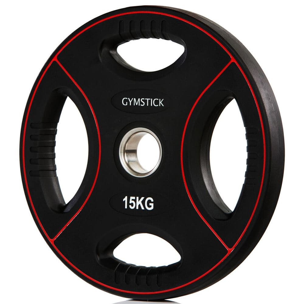 Gymstick Painolevy PU Weight Plate, Levypainot Kumipäällyste