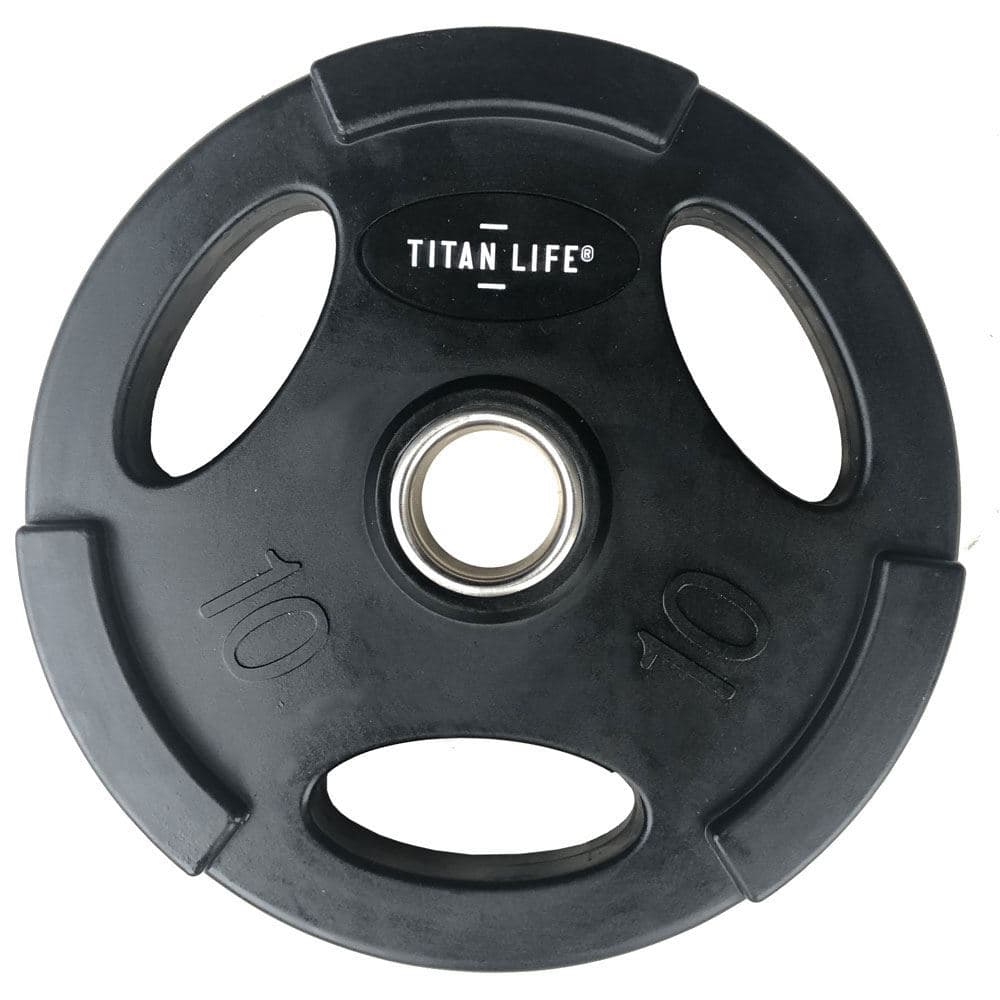 Titan LIFE Weight Disc Rubber. Ø50mm. Black, Levypainot Kumipäällyste