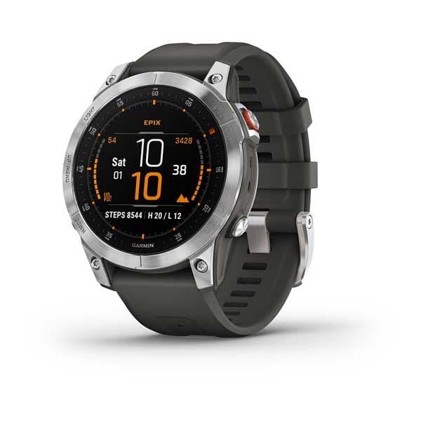 Garmin epix™ (Gen 2) Tummanharmaa teräs