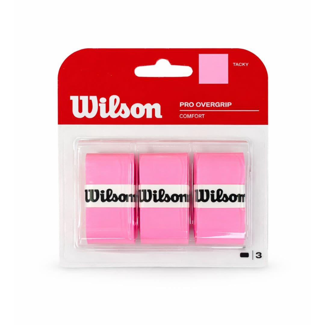 Wilson Pro Overgrip 3-Pack Vaaleanpunainen