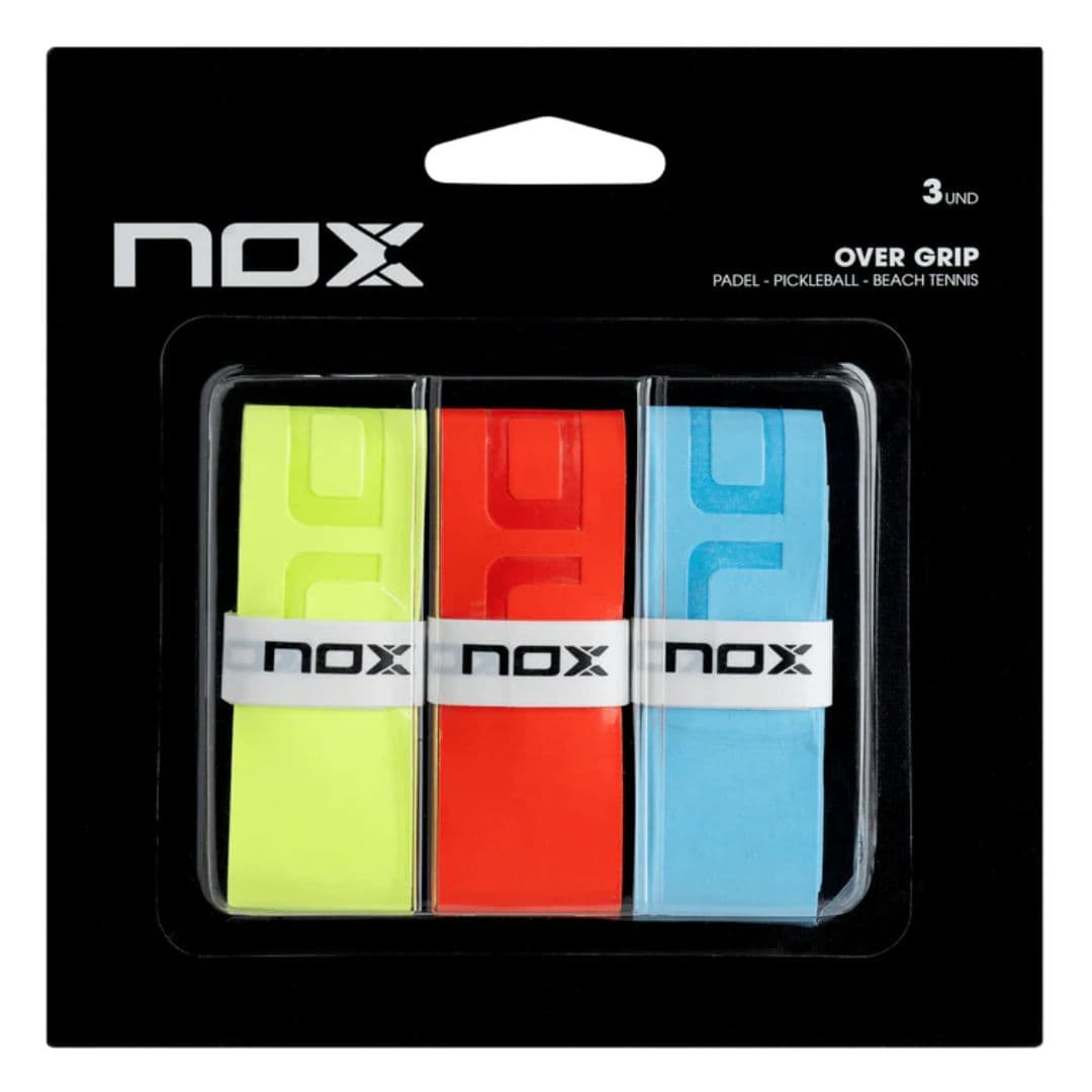 Nox Overgrips Pro 3-Pack Yellow/Red/Blue