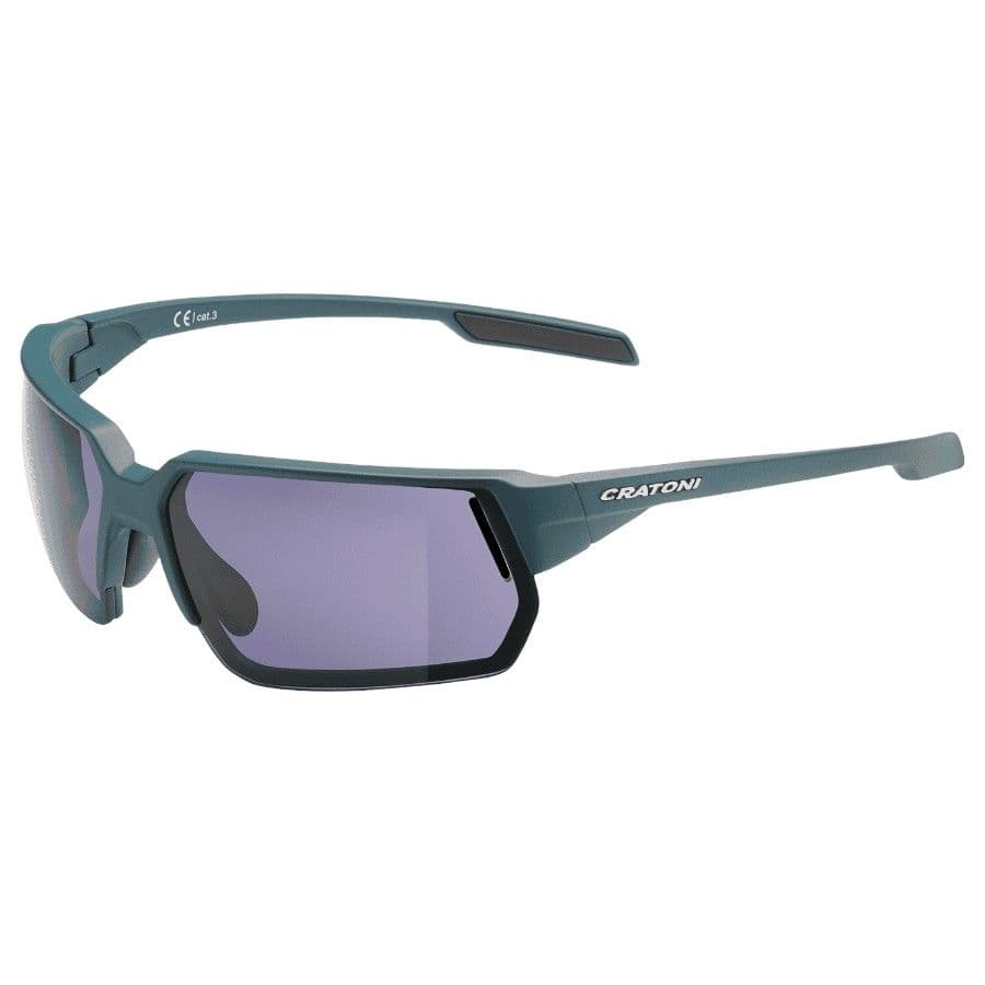 Cratoni C-Lite Color+ Lifestyle Grey Blue W/O Mirror, aurinkolasit, mattasininen