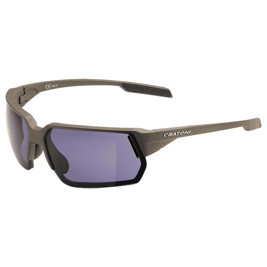 Cratoni C-Lite Color+ Lifestyle Grey-Blue W/O Mirror, aurinkolasit, ruskea