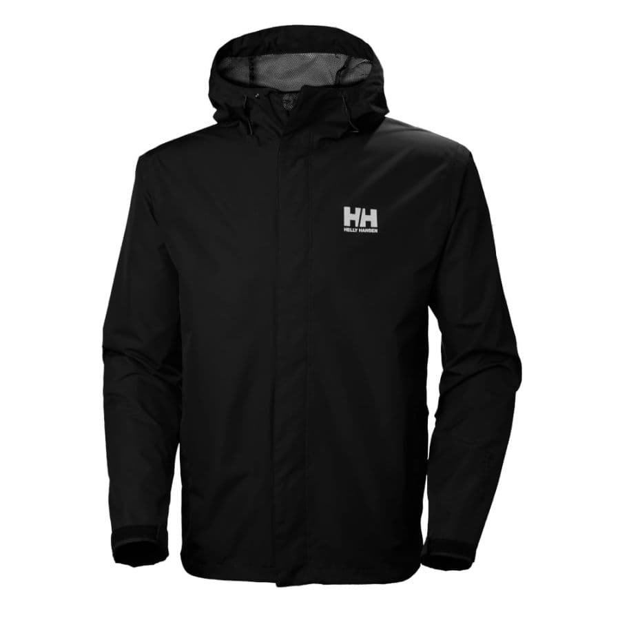 Helly Hansen Seven J, sadetakki, miesten, musta