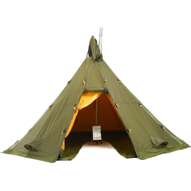 Helsport Lavvu 8-10 Floor, telttalattia, keltainen