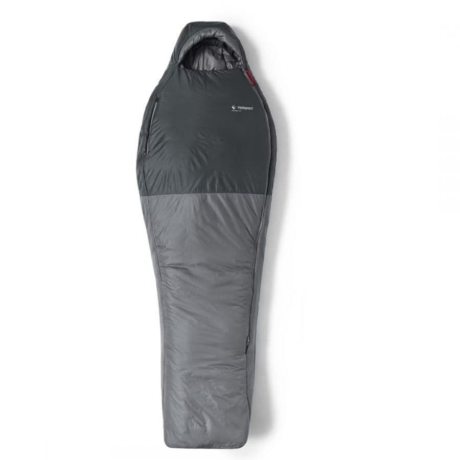 Helsport Pro Fiber -5 185cm, makuupussi, harmaa/punainen