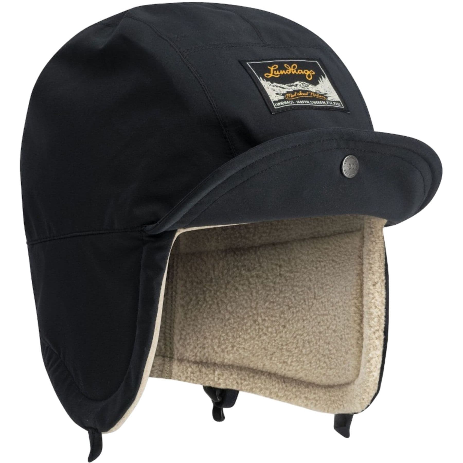 Lundhags Core Mountain Cap, hattu, miehet, musta