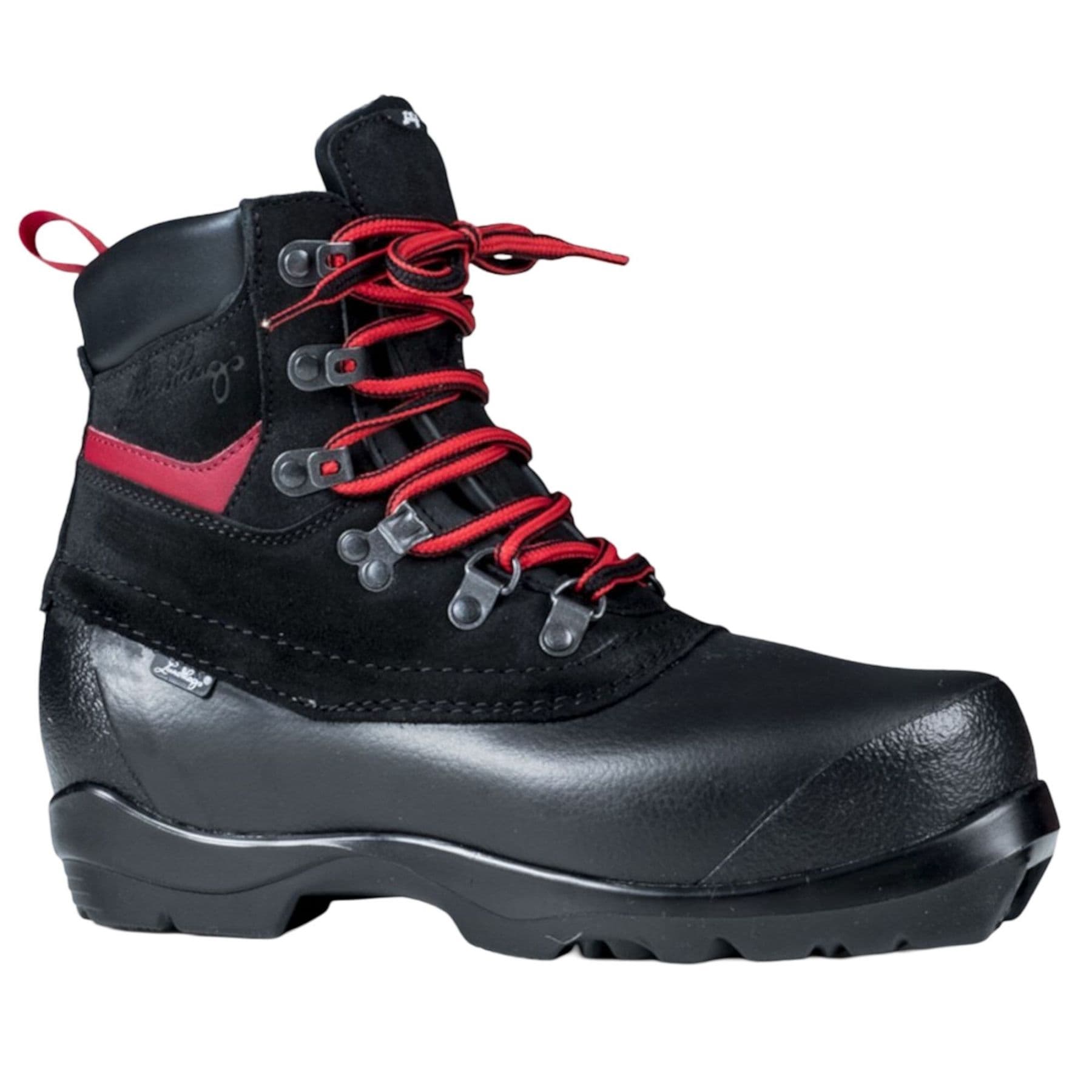 Lundhags Guide BC, vaelluskengät, unisex, musta/punainen