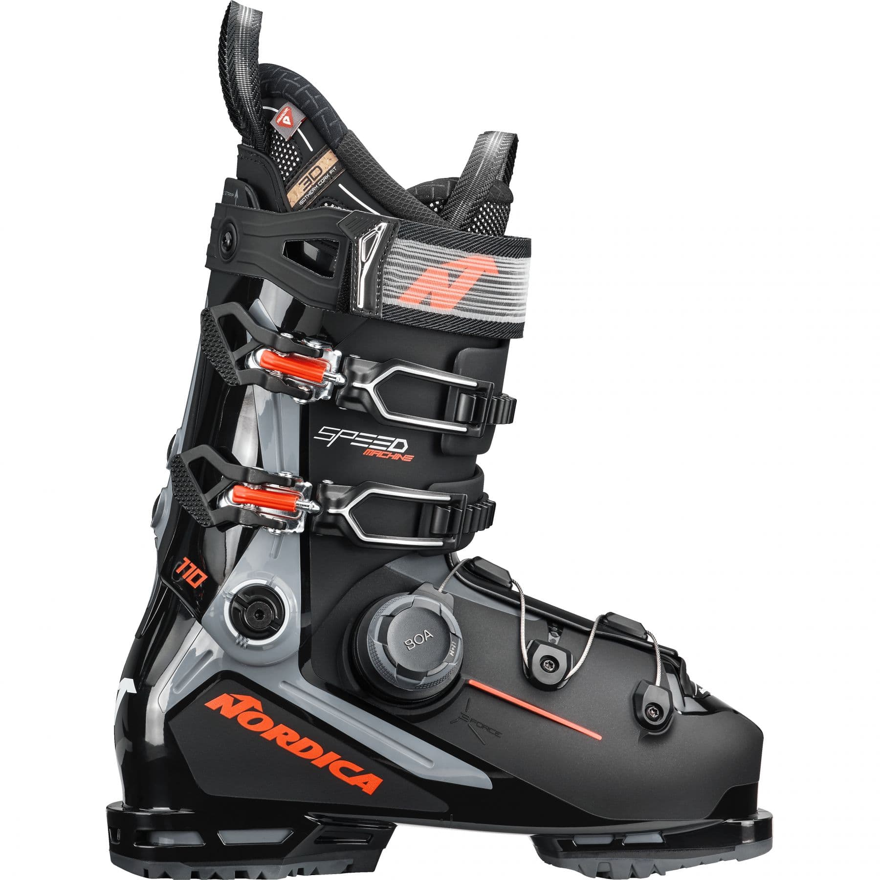 Nordica Speedmachine 3 BOA 110 GW, laskettelumonot, miesten, musta