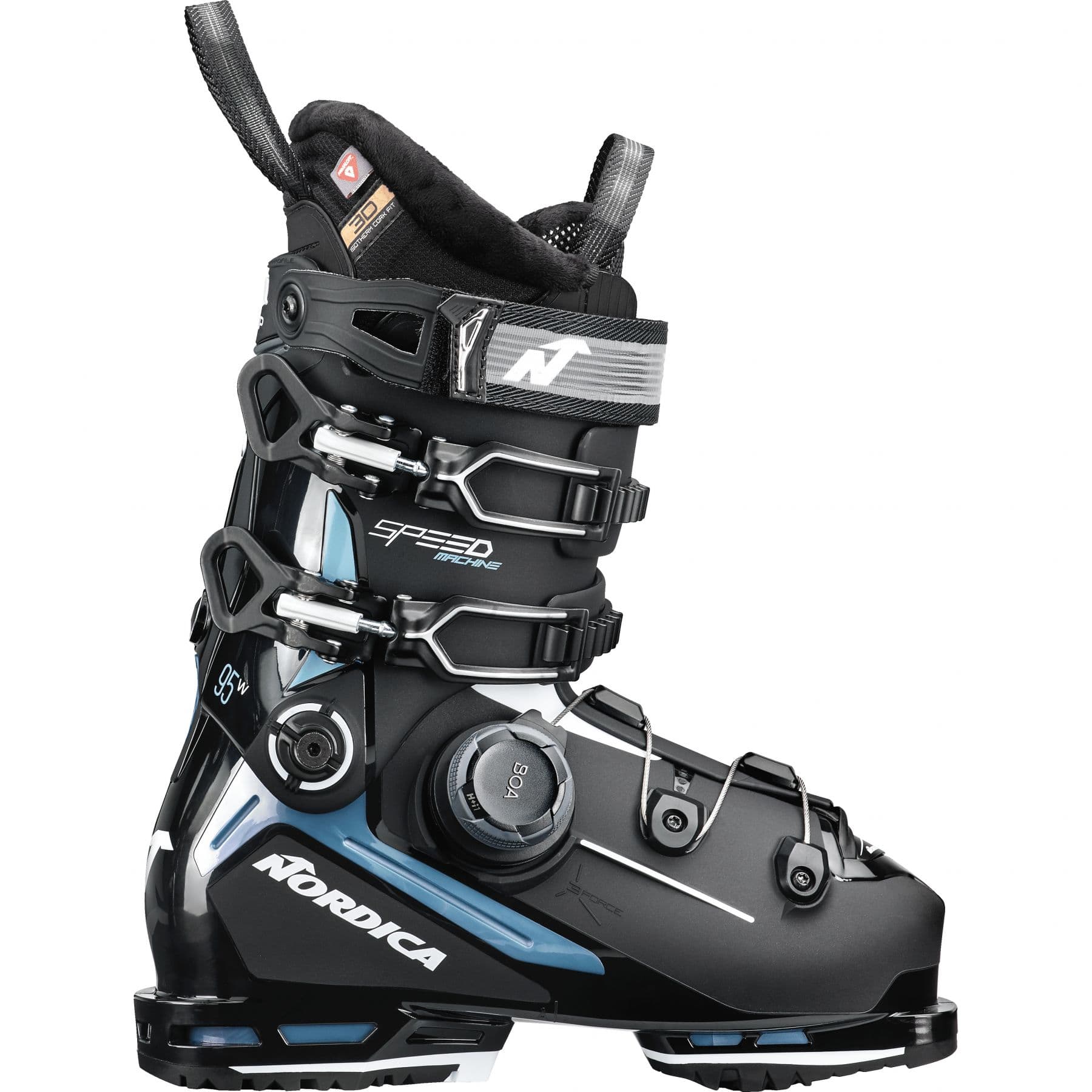 Nordica Speedmachine 3 BOA 95 W GW, laskettelumonot, naisten, musta
