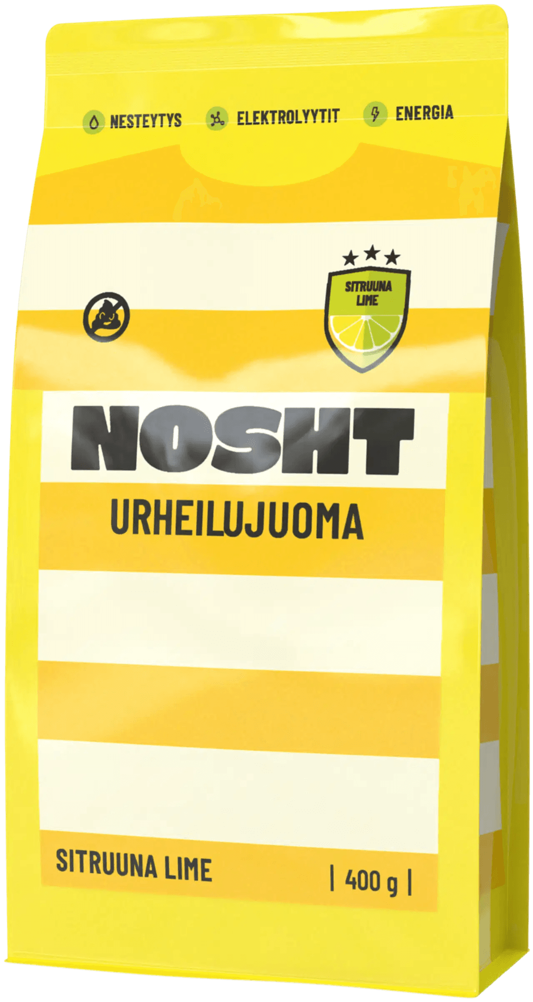 Nosht Urheilujuoma Sitruuna Lime 400g urheilujuoma