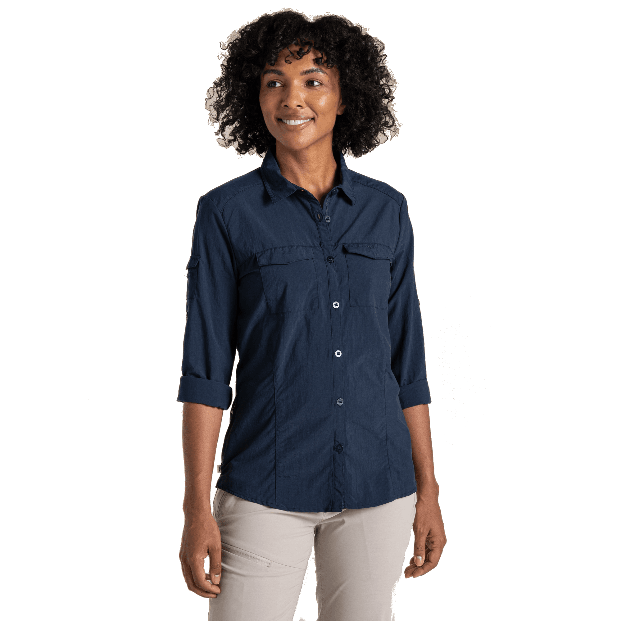 Craghoppers Women's Nosilife Adventure Long Sleeve III Shirt naisten kauluspaita