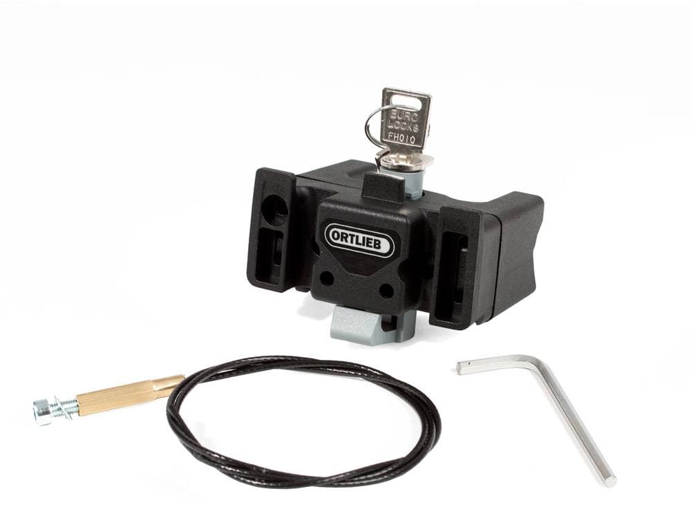 Ortlieb Handlebar Mounting-set With Lock ohjaustangon kiinnityssarja