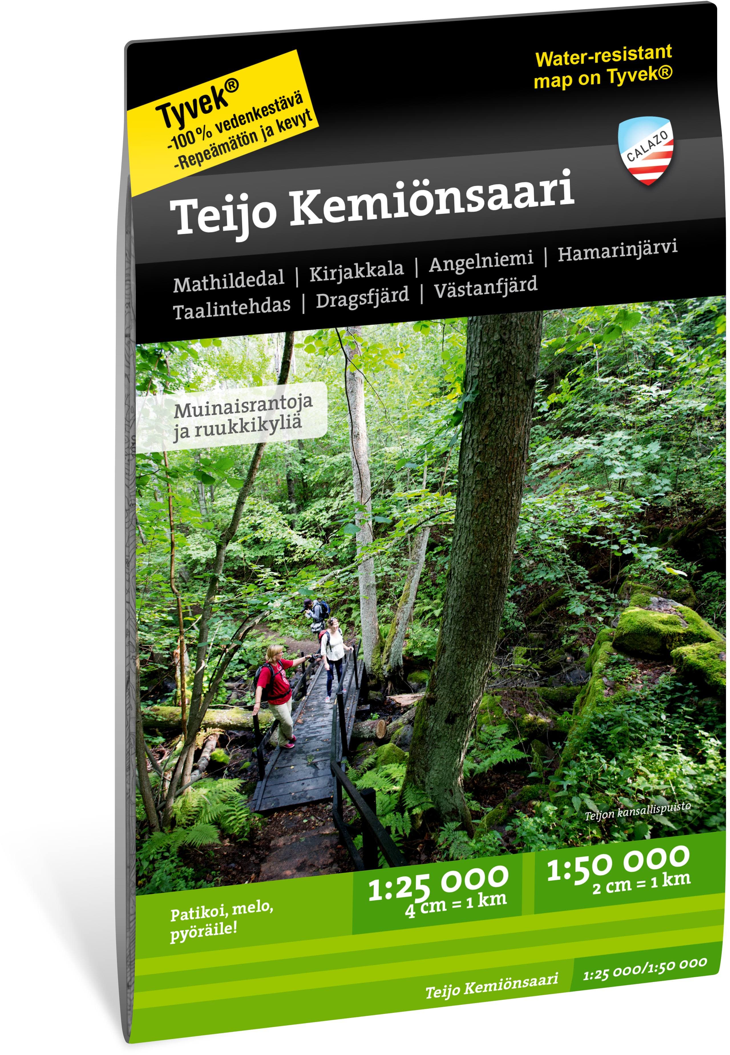Calazo Teijo Kemiönsaari Tyvek retkeilykartta
