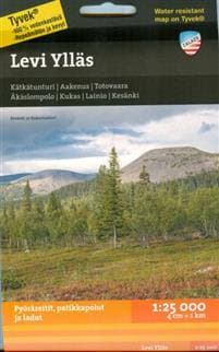 Calazo Levi Ylläs Tyvek retkeilykartta
