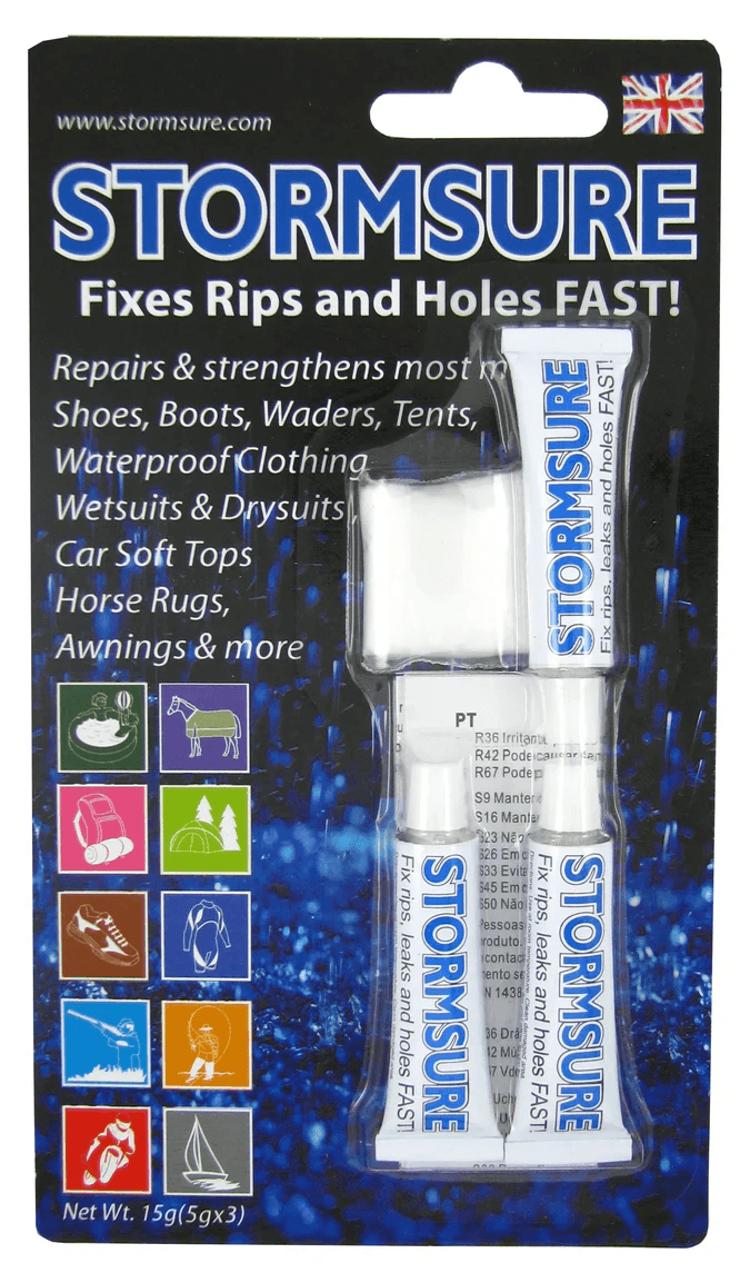 Storm Sure 3x5g Transparent repair adhesive korjausliima 3 x 5 g