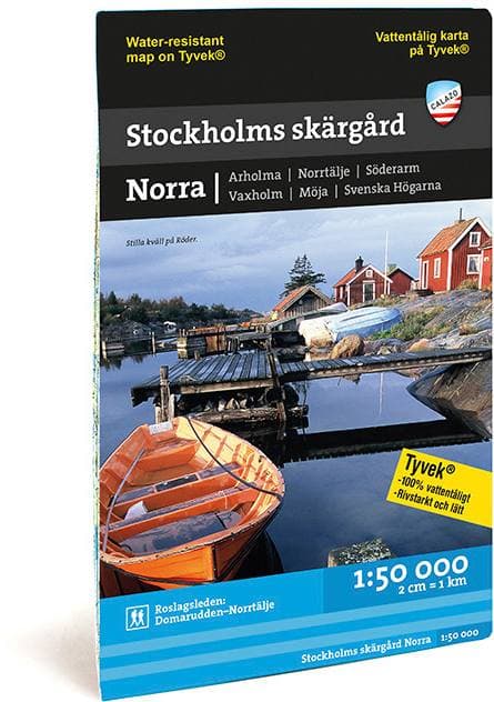 Calazo Stockholms Skärgård Norra retkeilykartta